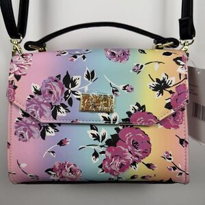 Betsey Johnson Luv Betsey Crossbody Purse Pink Floral Bag